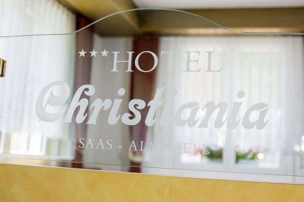 Wellness- Und Schneesporthotel Christiania Saas-Almagell Dış mekan fotoğraf